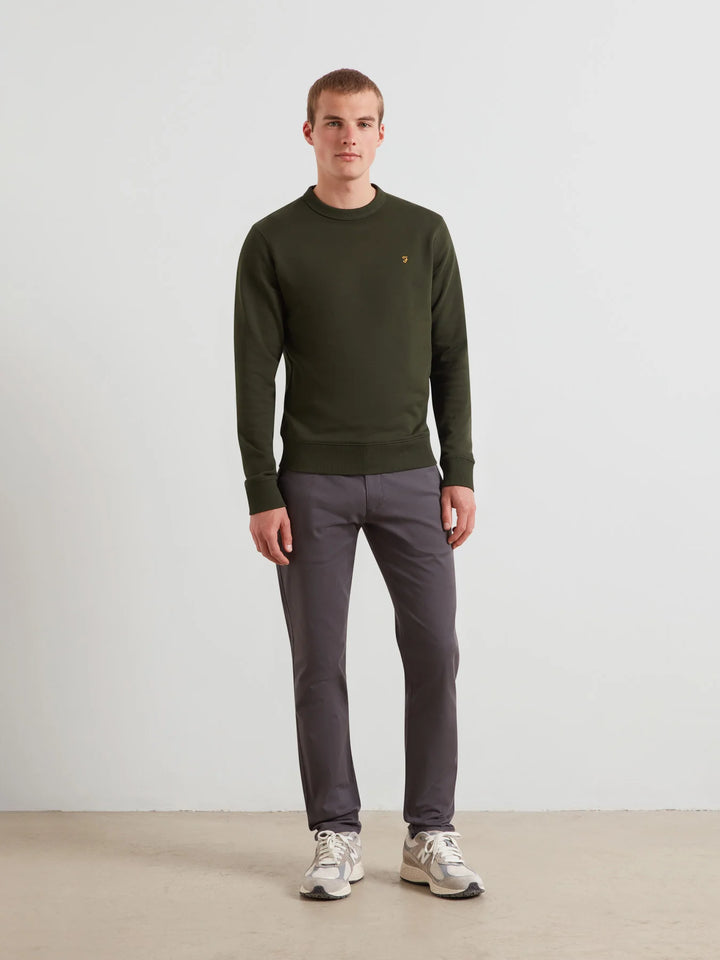 Farah Elm Slim Fit Chinos Charcoal Grey