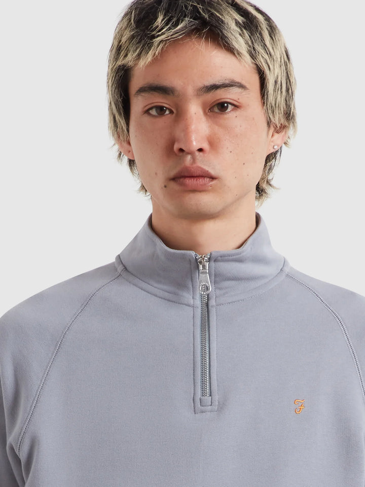 Farah Arnold 1/4 Zip Icelandic Blue