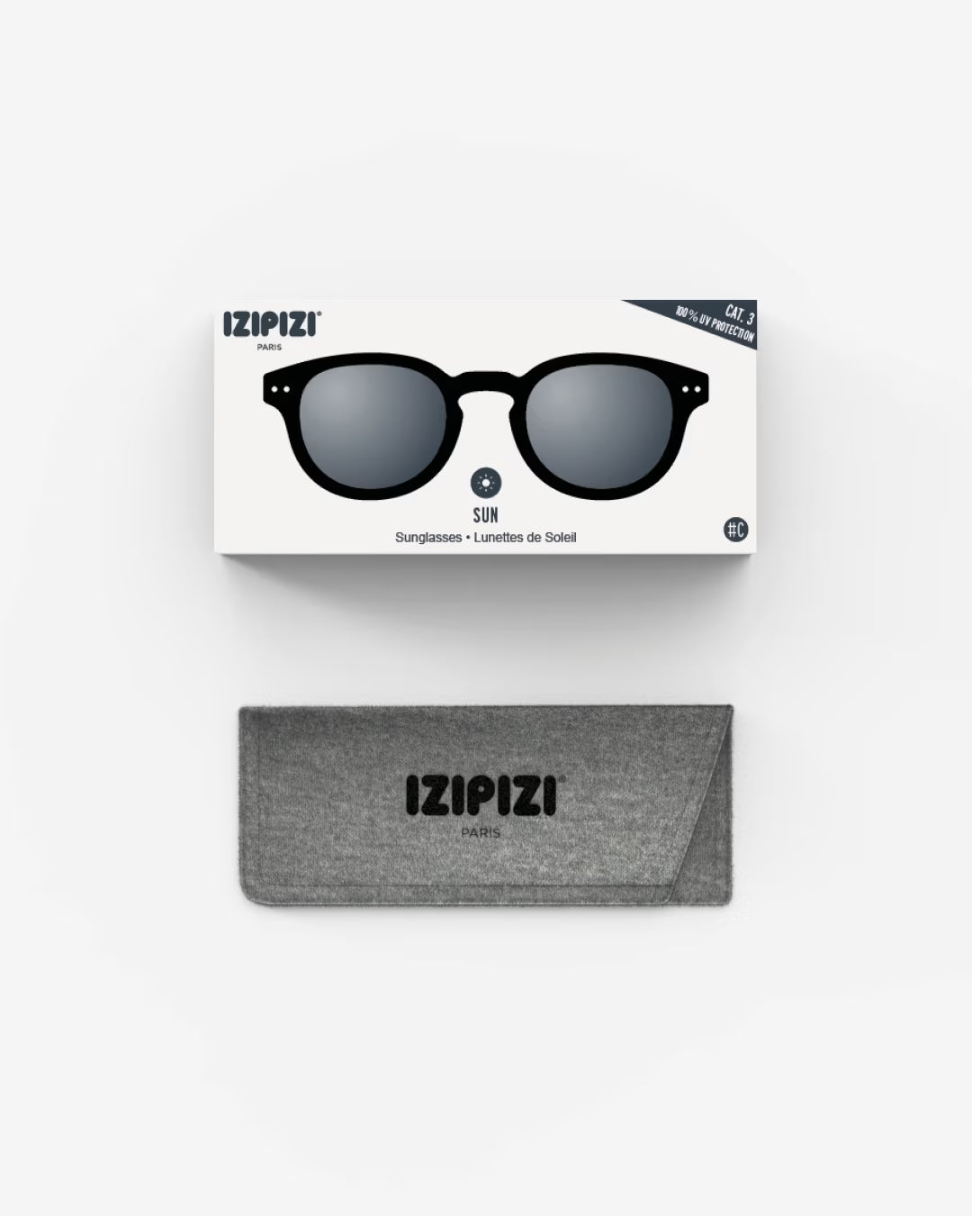 Izipizi Paris Sunglasses #C Black