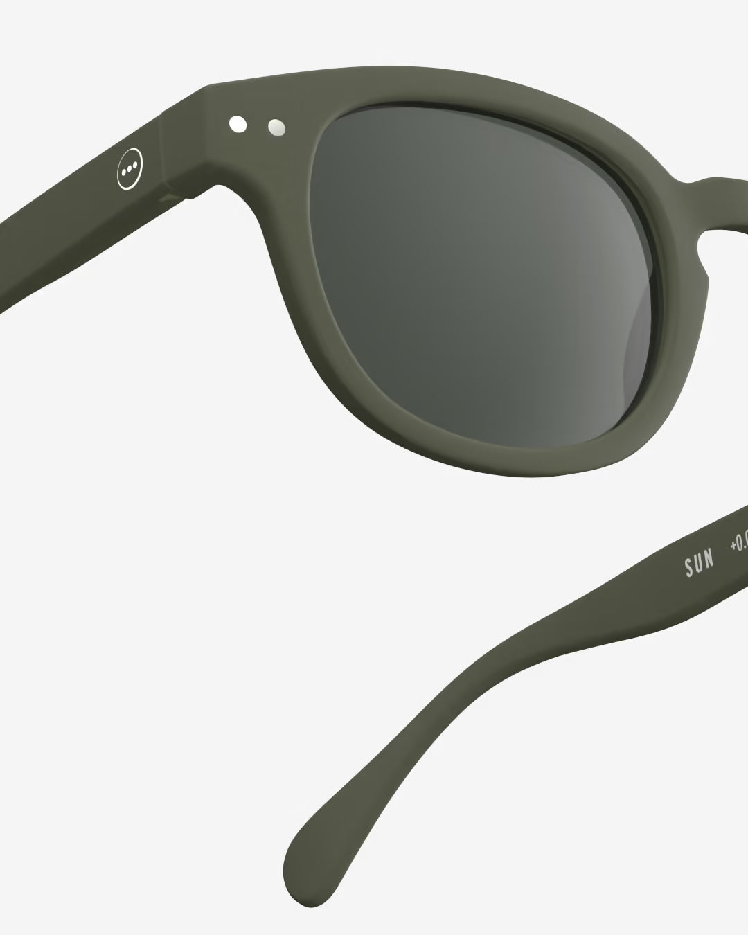 Izipizi Paris Sunglasses #C Kaki Green