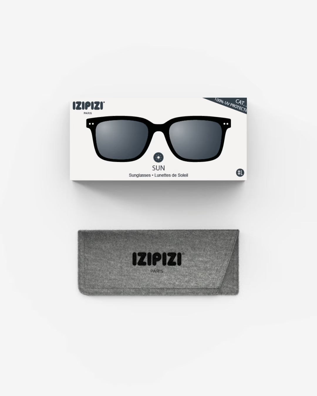 Izipizi Paris Sunglasses #L Black