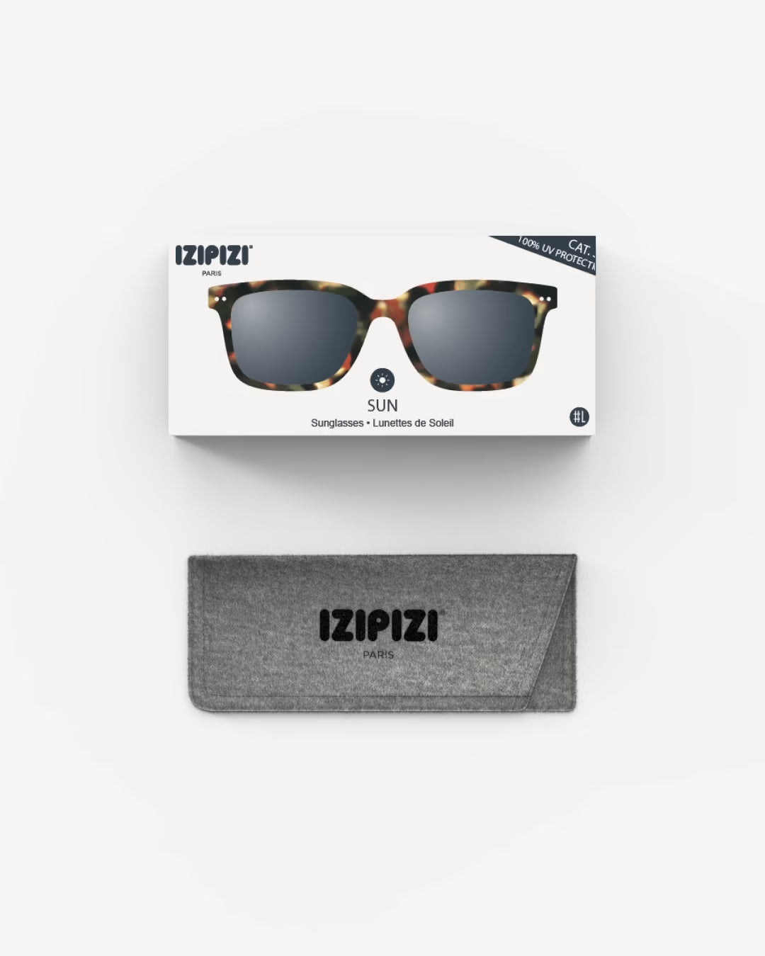 Izipizi Paris Sunglasses #L Tortoise