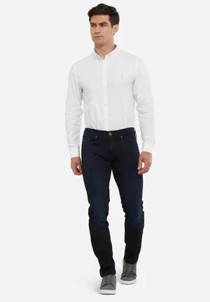 6th Sense Braxten Straight Leg Jeans Blue Black image 2