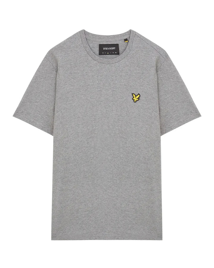 Lyle &amp; Scott Plain T-Shirt Mid Grey Marl image 0