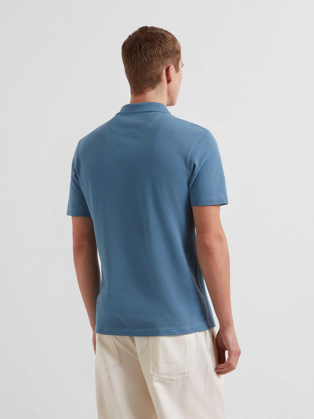 Farah Forster Textured Polo Shirt In Farah Jade