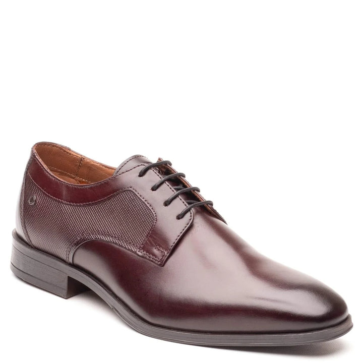Base London Dome Leather Derby Shoes Brown