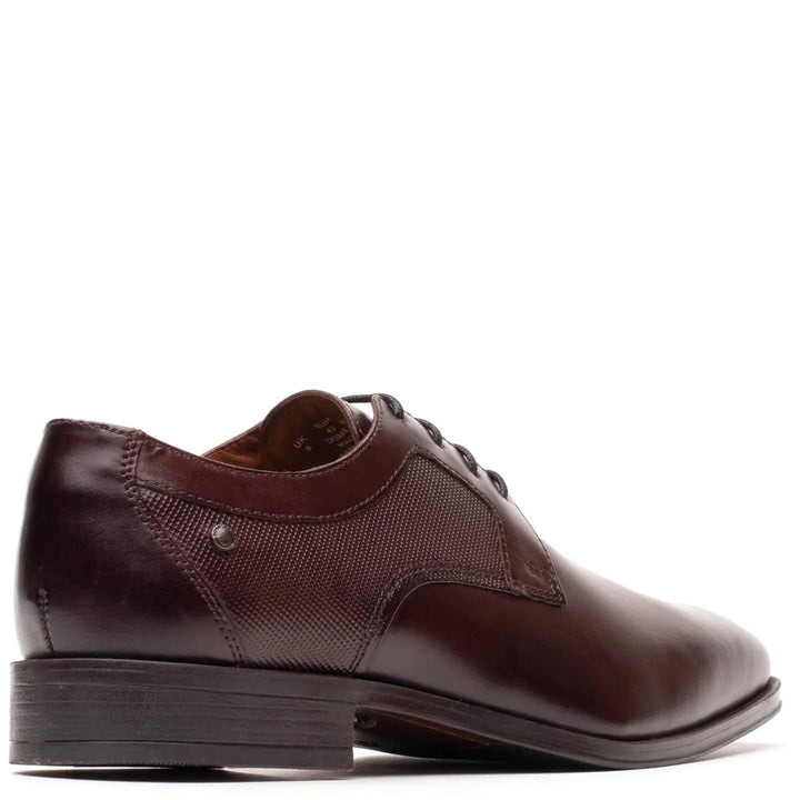 Base London Dome Leather Derby Shoes Brown