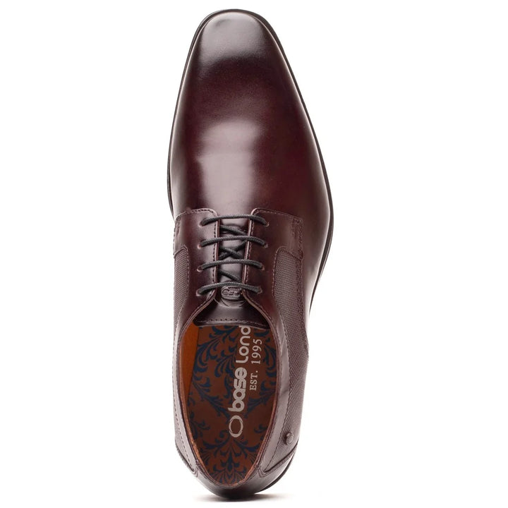 Base London Dome Leather Derby Shoes Brown