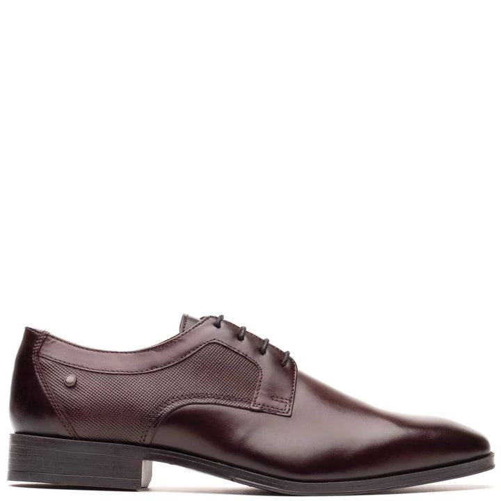 Base London Dome Leather Derby Shoes Brown