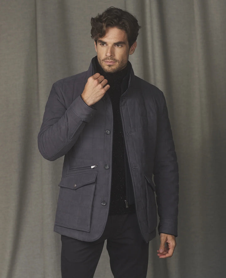 Magee Glenveigh Quilted Jacket in Grey