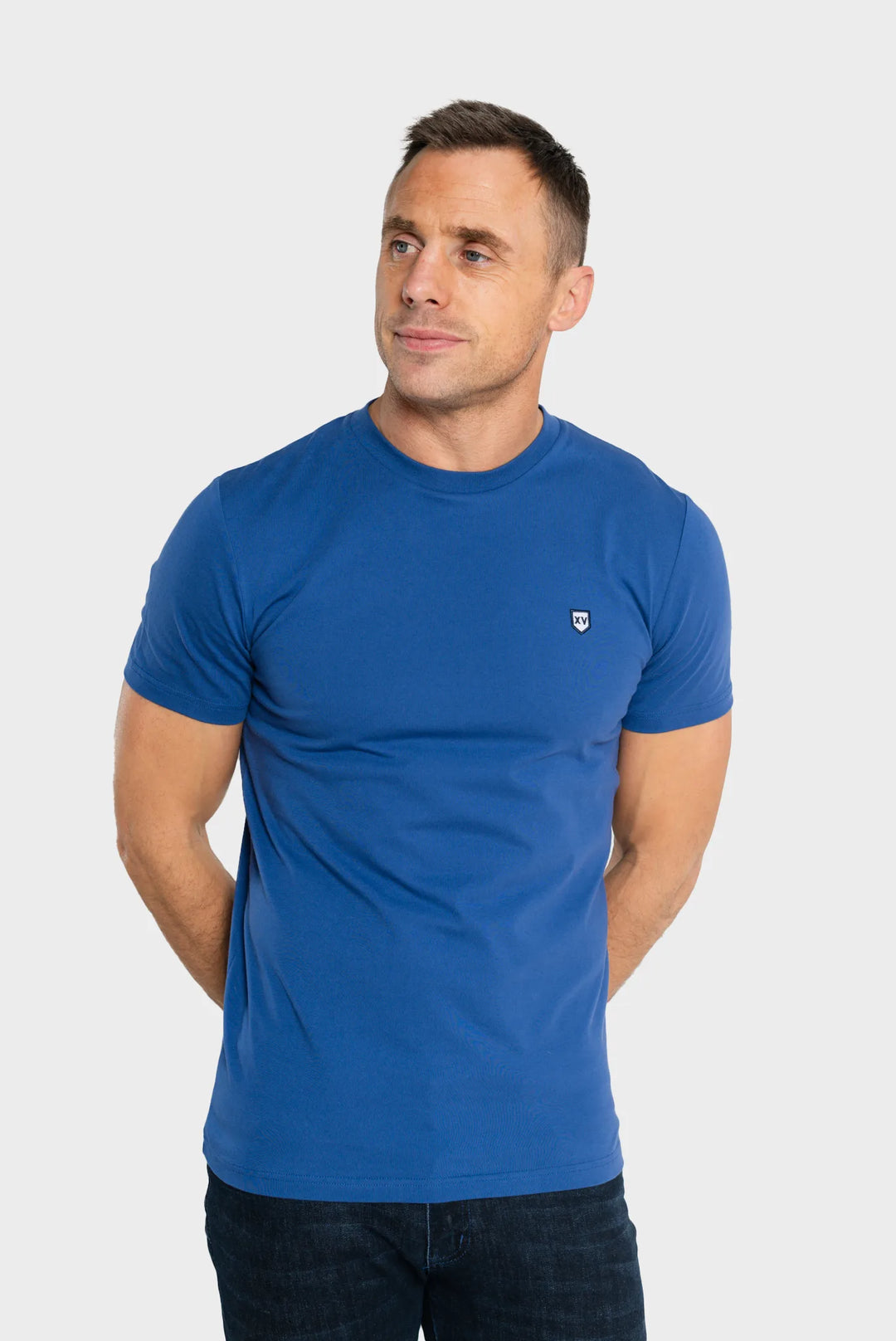 XV Kings by Tommy Bowe Tee Greyton Straight Blue