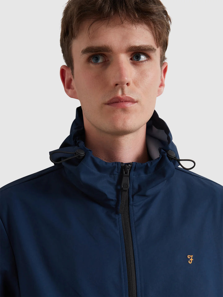 Farah Rhodes Hooded Jacket Navy
