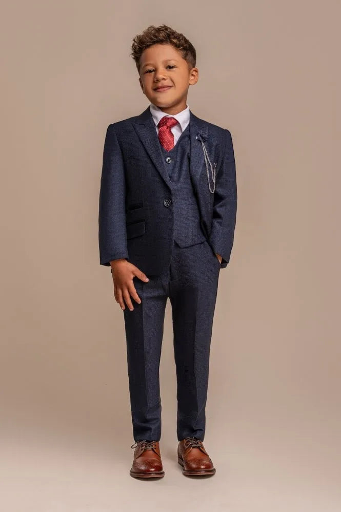 House Of Cavani Caridi Navy Boys Suit