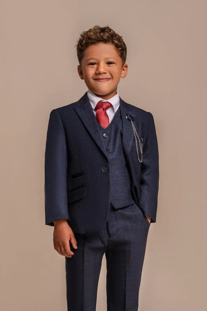 House Of Cavani Caridi Navy Boys Suit