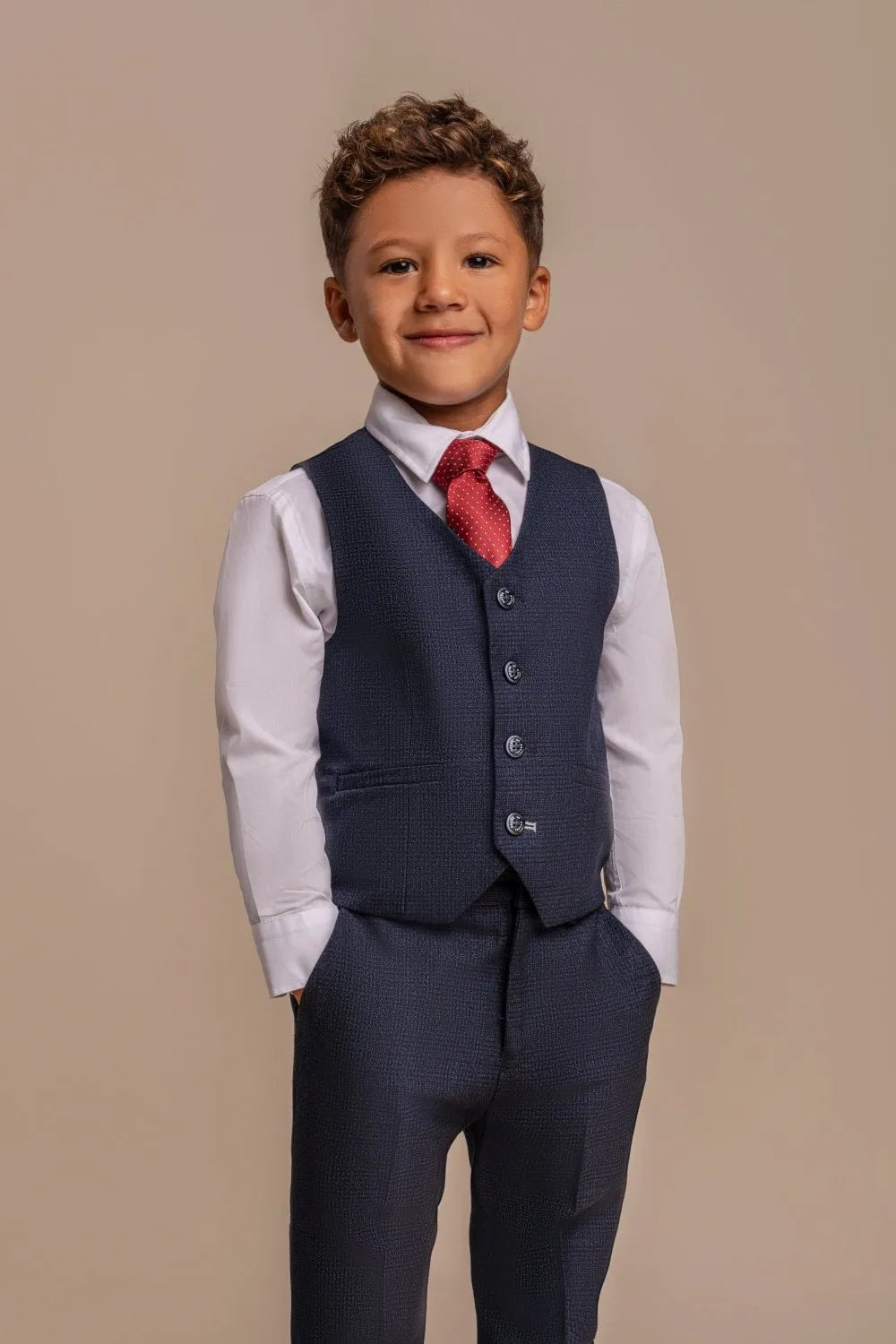 House Of Cavani Caridi Navy Boys Suit