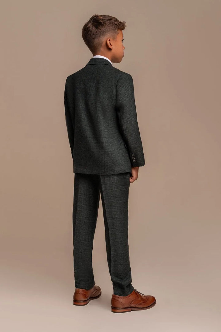 House Of Cavani Caridi Olive Boys Suit