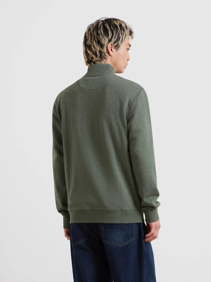 Farah Arnold 1/4 Zip Rosemary Marl