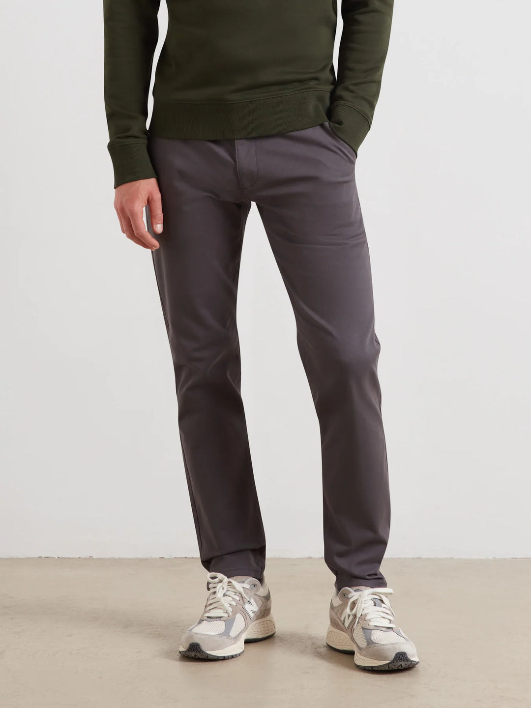 Farah Elm Slim Fit Chinos Charcoal Grey