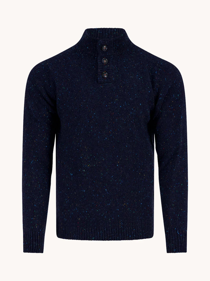 A Fish Named Fred Knitted Jumper Navy