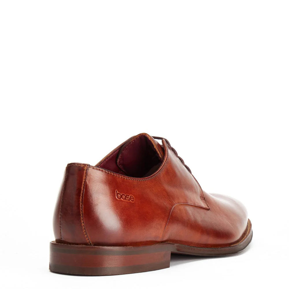 Base London Marley Washed Derby Shoes Tan