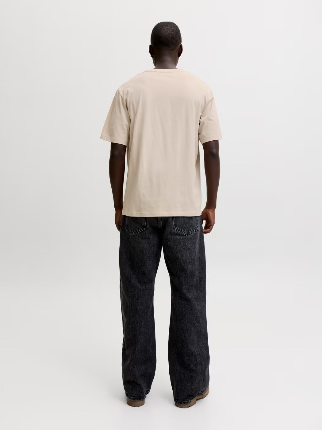 Jack & Jones Denver Logo Tee Moonbeam