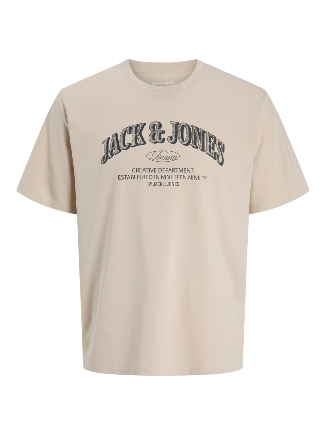 Jack & Jones Denver Logo Tee Moonbeam