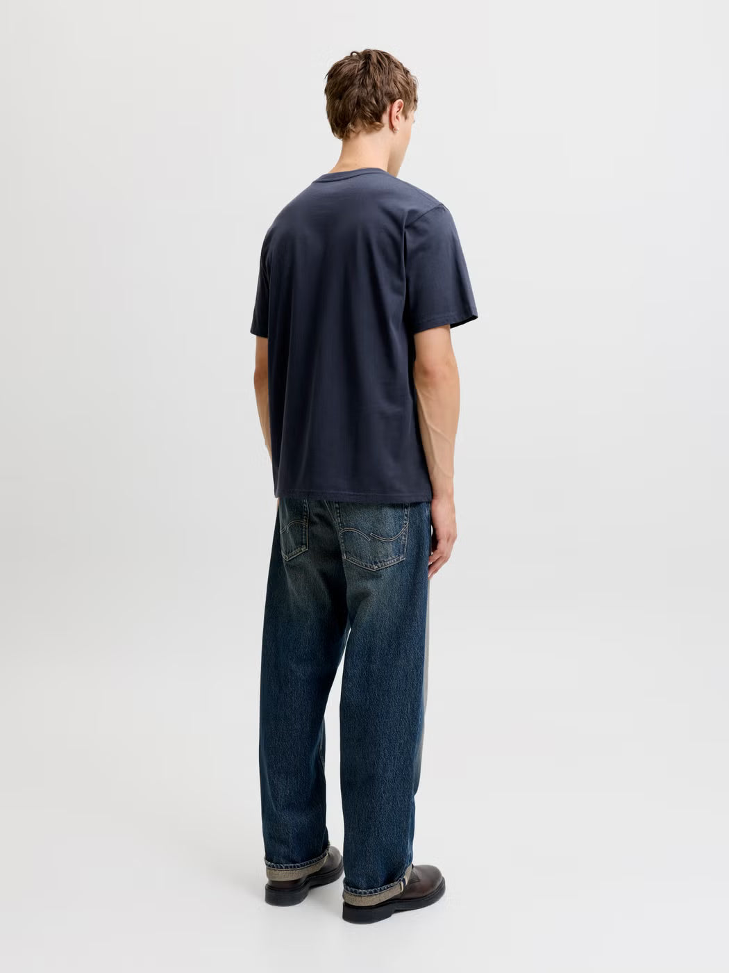 Jack & Jones Denver Logo Tee Navy Blazer