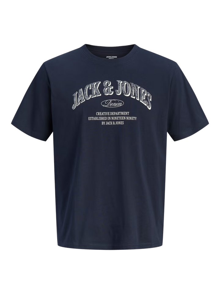 Jack & Jones Denver Logo Tee Navy Blazer