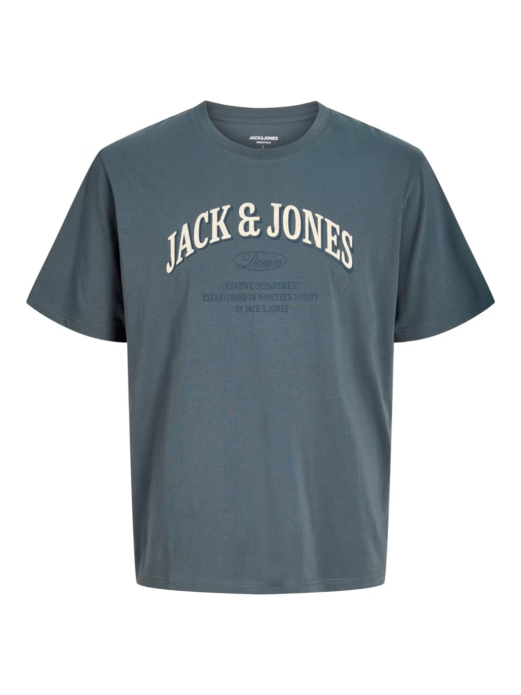 Jack & Jones Denver Logo Tee Turbulence