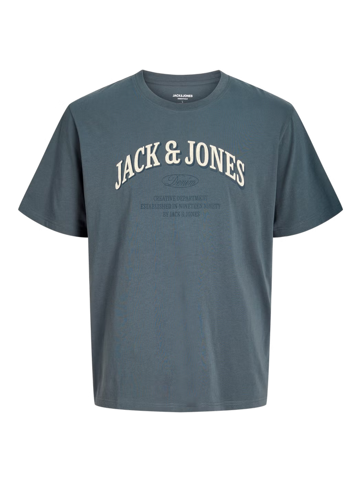 Jack & Jones Denver Logo Tee Turbulence
