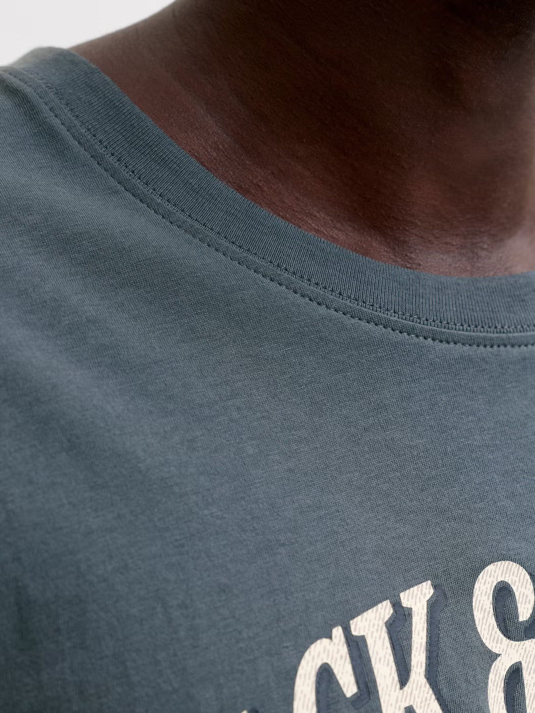 Jack & Jones Denver Logo Tee Turbulence