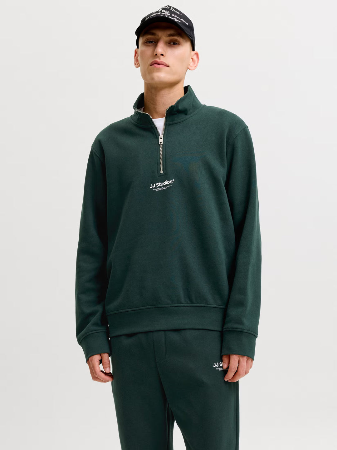 Jack & Jones Soho Zip Sweatshirt Scarab