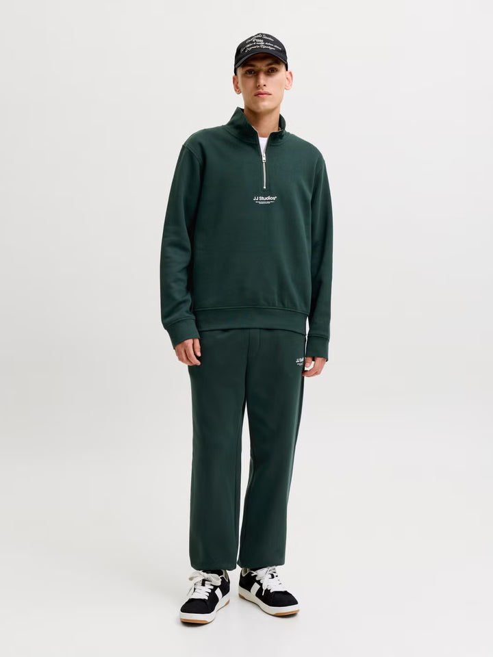 Jack & Jones Soho Zip Sweatshirt Scarab