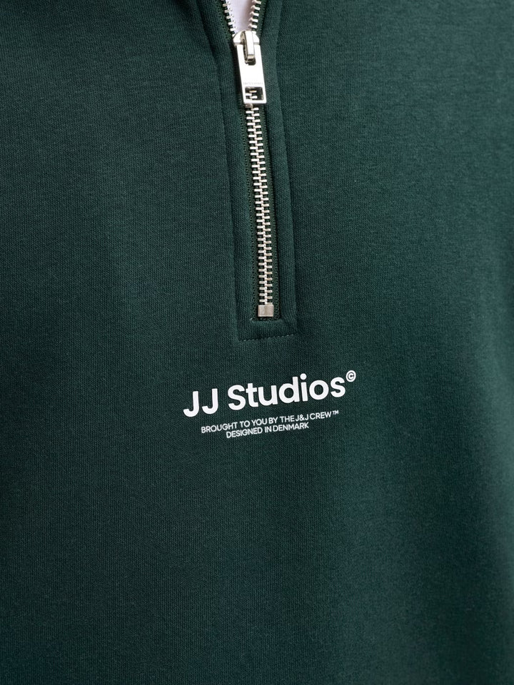 Jack & Jones Soho Zip Sweatshirt Scarab