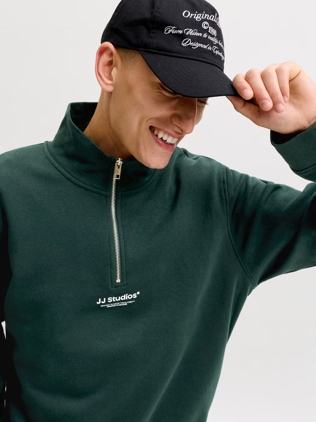 Jack & Jones Soho Zip Sweatshirt Scarab