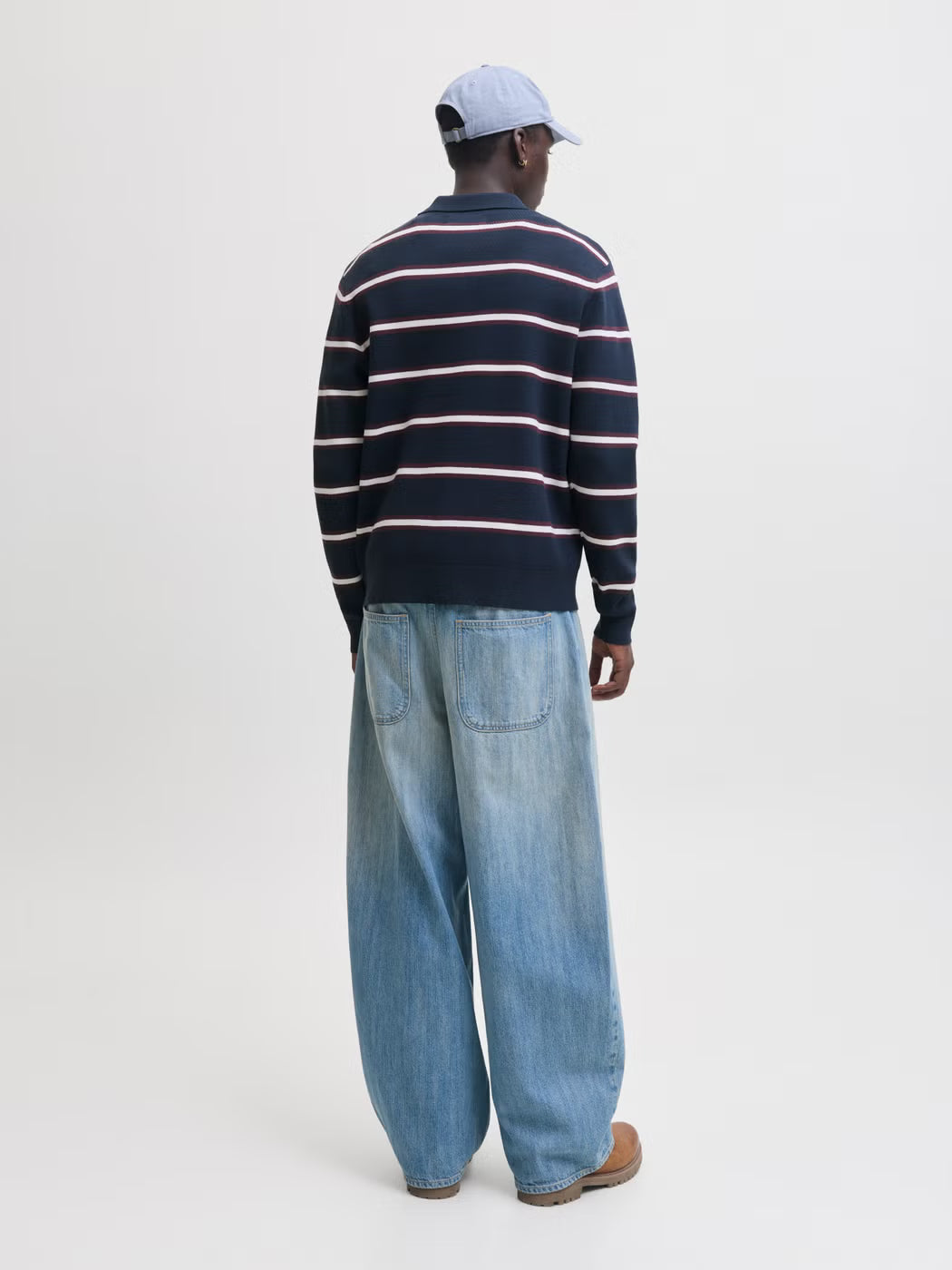 Jack & Jones Striped Polo Sky Captain