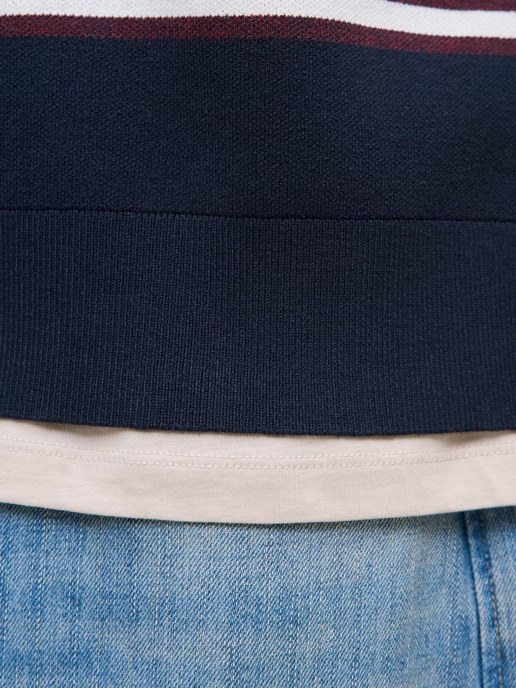 Jack & Jones Striped Polo Sky Captain