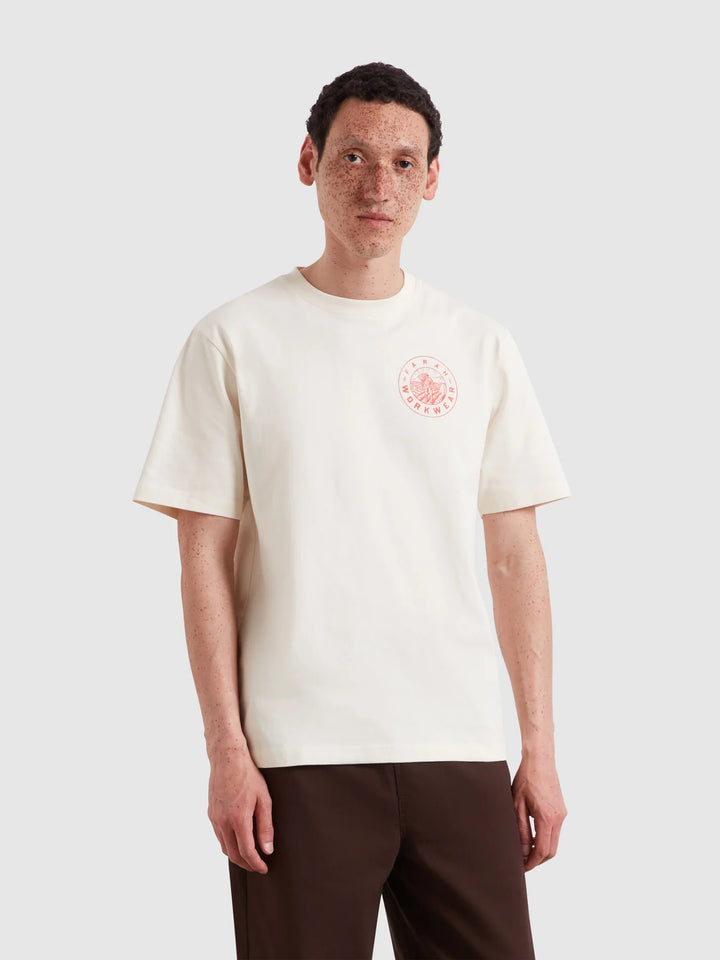 Farah Haise Graphic T-Shirt Ecru