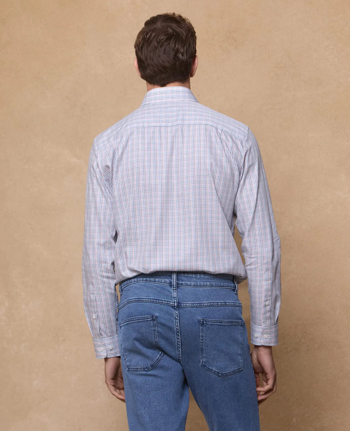 Magee Nephin Cotton Shirt Pink Tattersalls