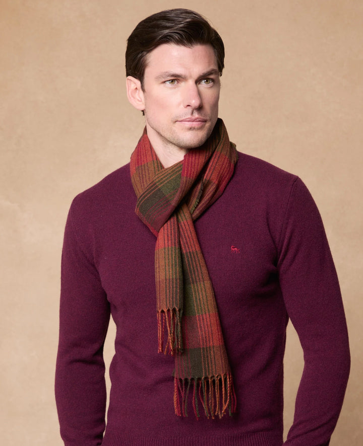 Magee Alfie Crew Neck Loganberry