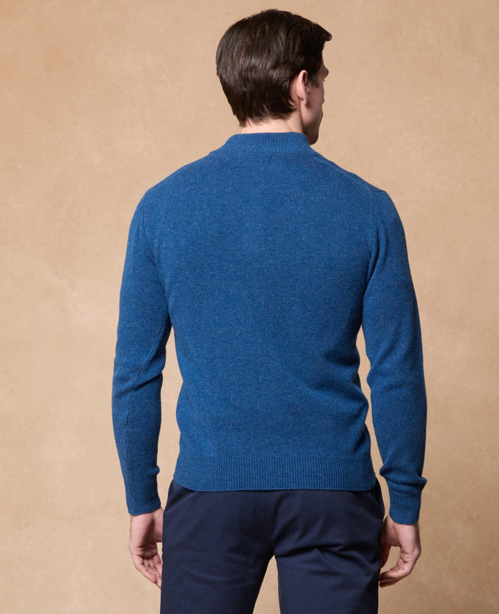 Magee Freddie 1/4 Zip Jumper Neptune Blue