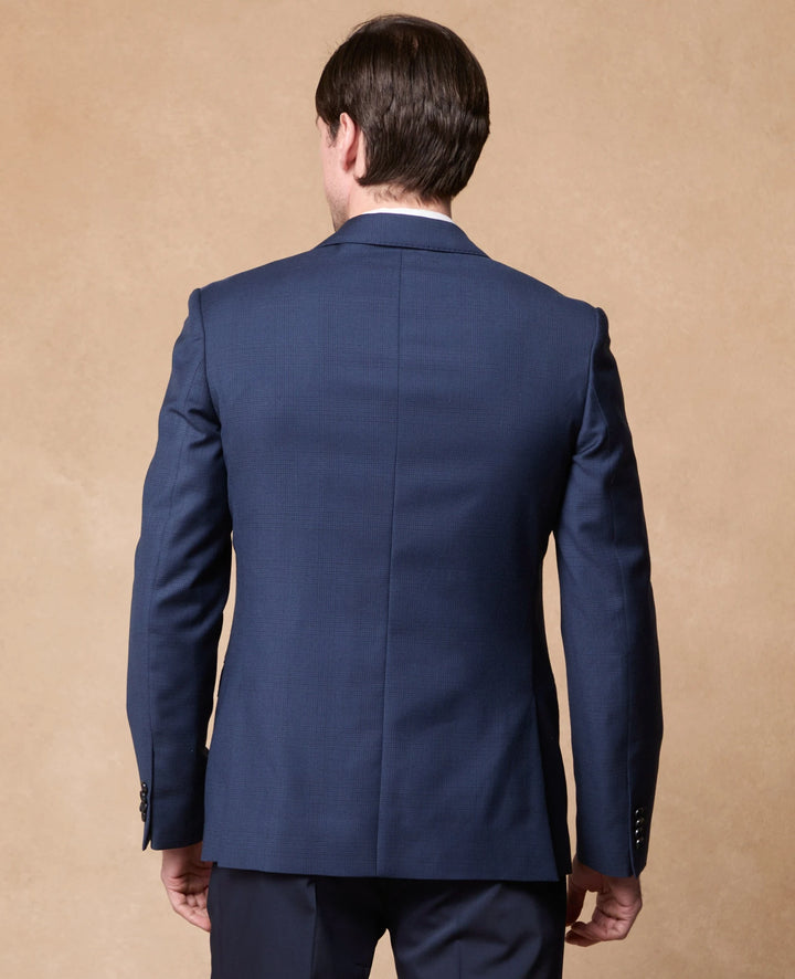 Magee Merrion 2 Piece Suit in Blue Glencheck
