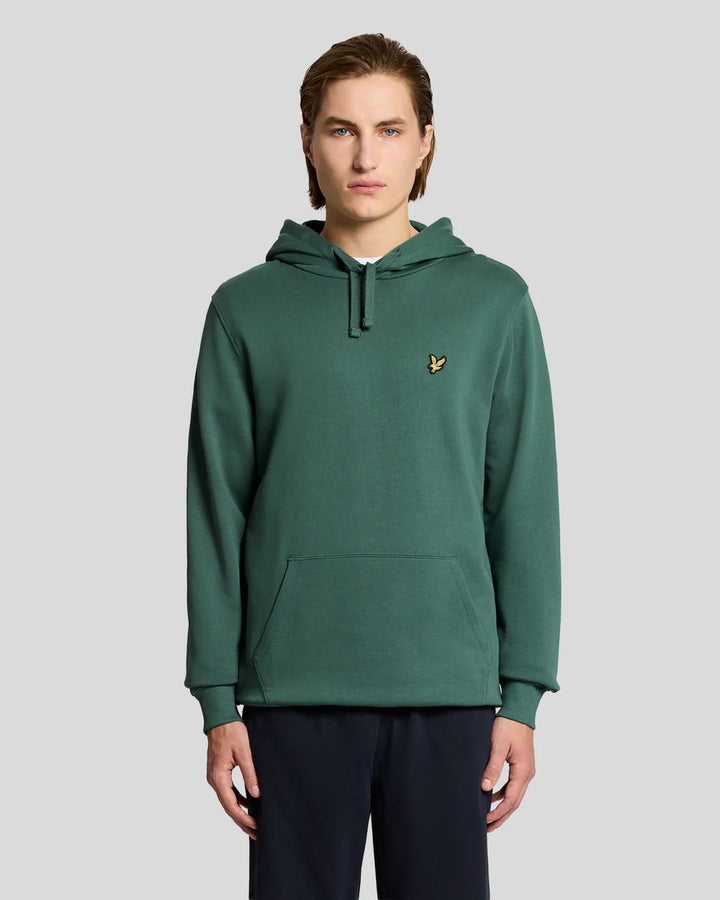 Lyle & Scott Loopback Cotton Hoodie Everglade