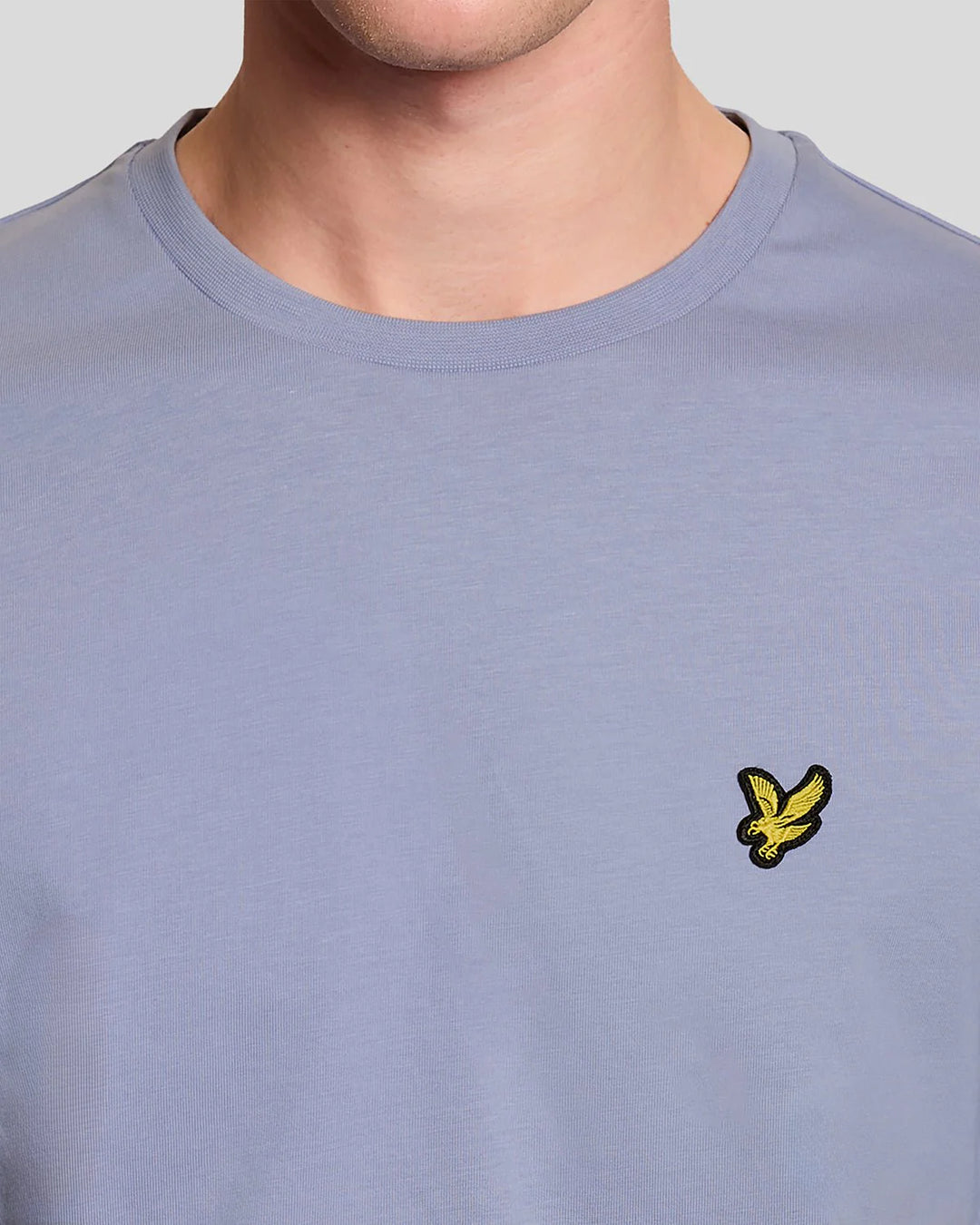 Lyle & Scott Cotton Crew Neck T-Shirt Bubble Blue