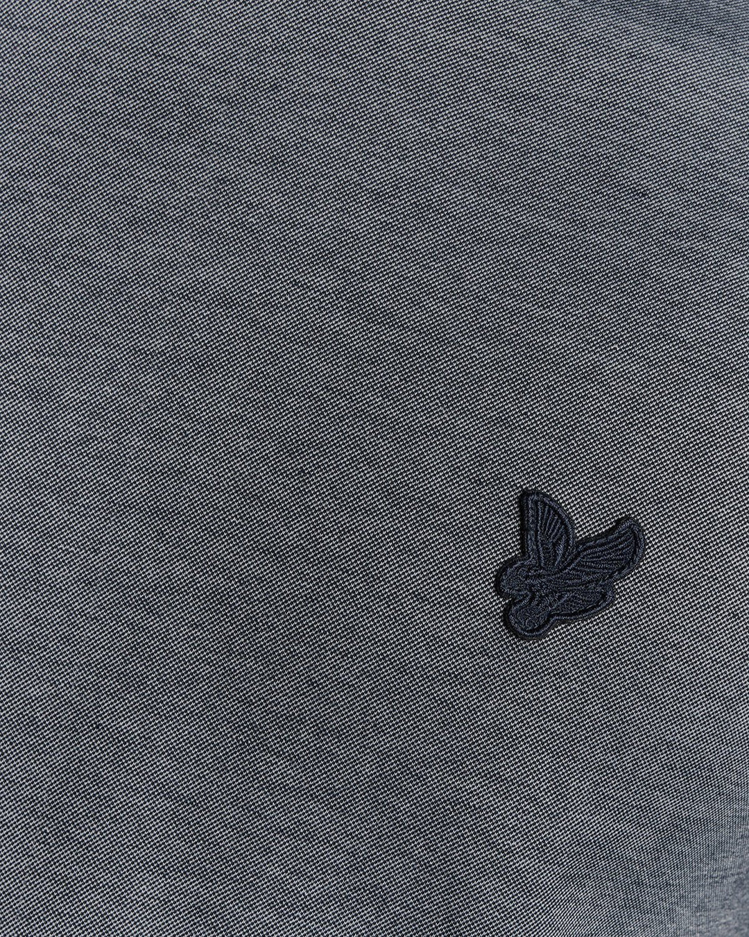 Lyle & Scott Two Tone Pique T-Shirt Chambray Blue