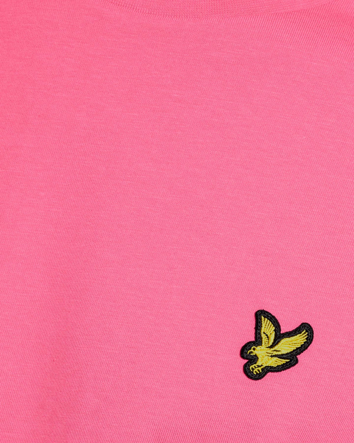 Lyle & Scott Cotton Crew Neck T-Shirt Hot Pink