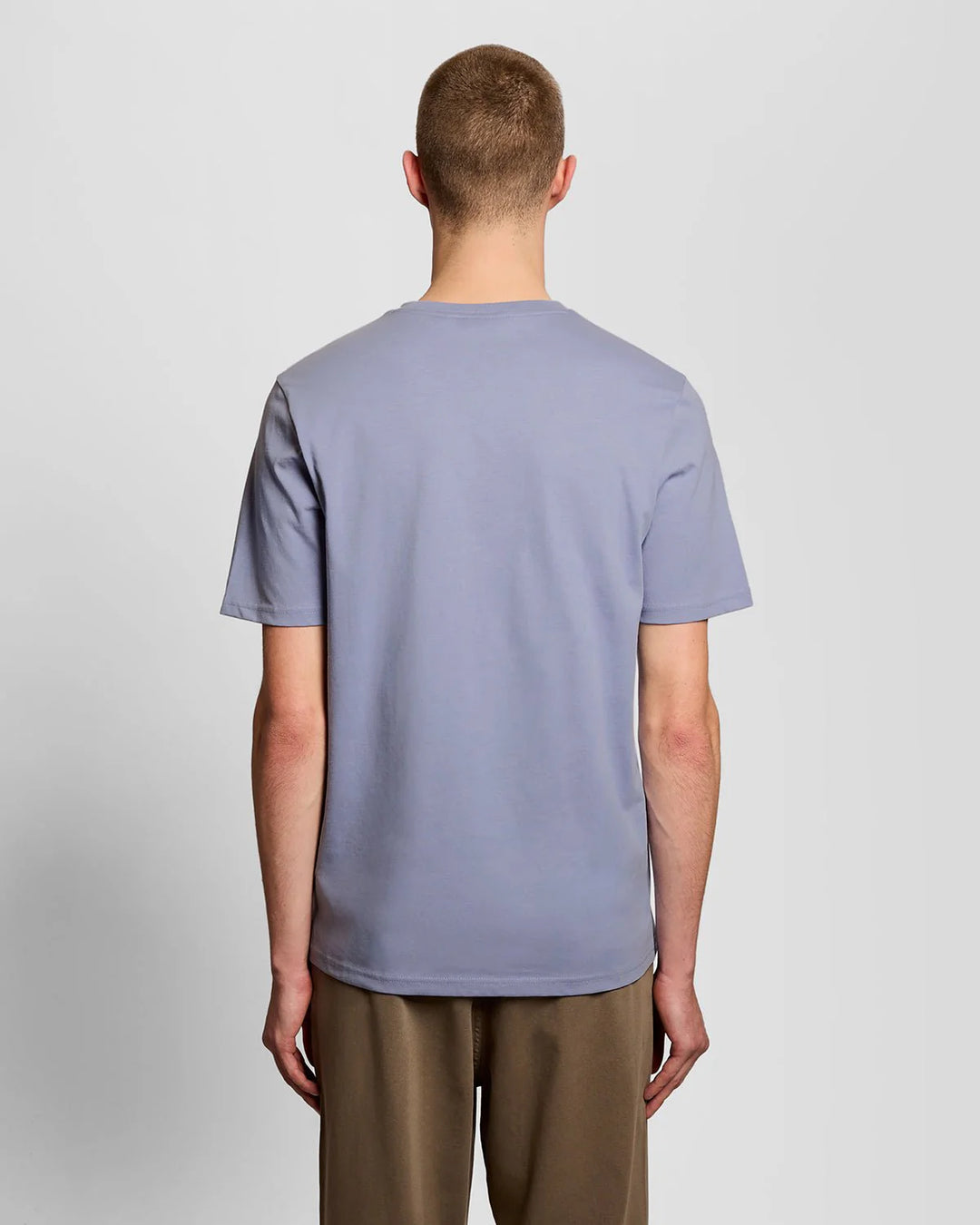 Lyle & Scott Cotton Crew Neck T-Shirt Bubble Blue