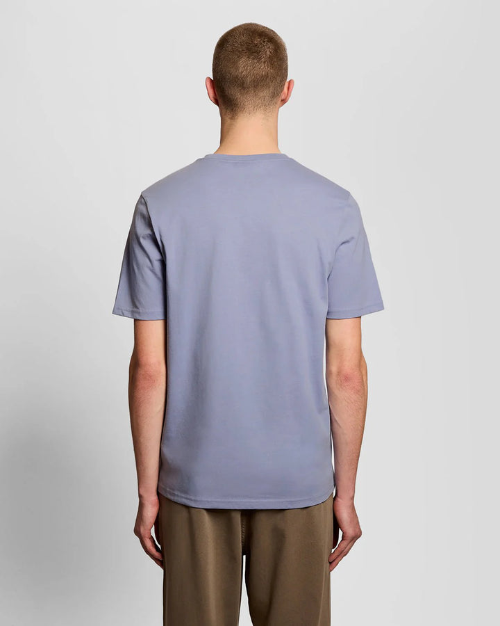 Lyle & Scott Cotton Crew Neck T-Shirt Bubble Blue