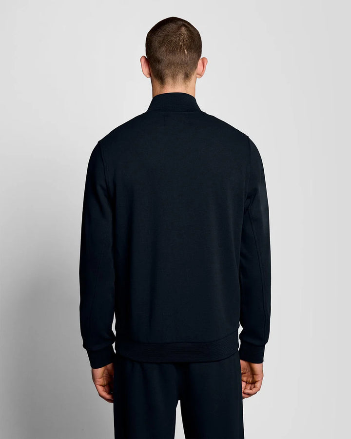 Lyle & Scott Cotton Blend Track Jacket Dark Navy