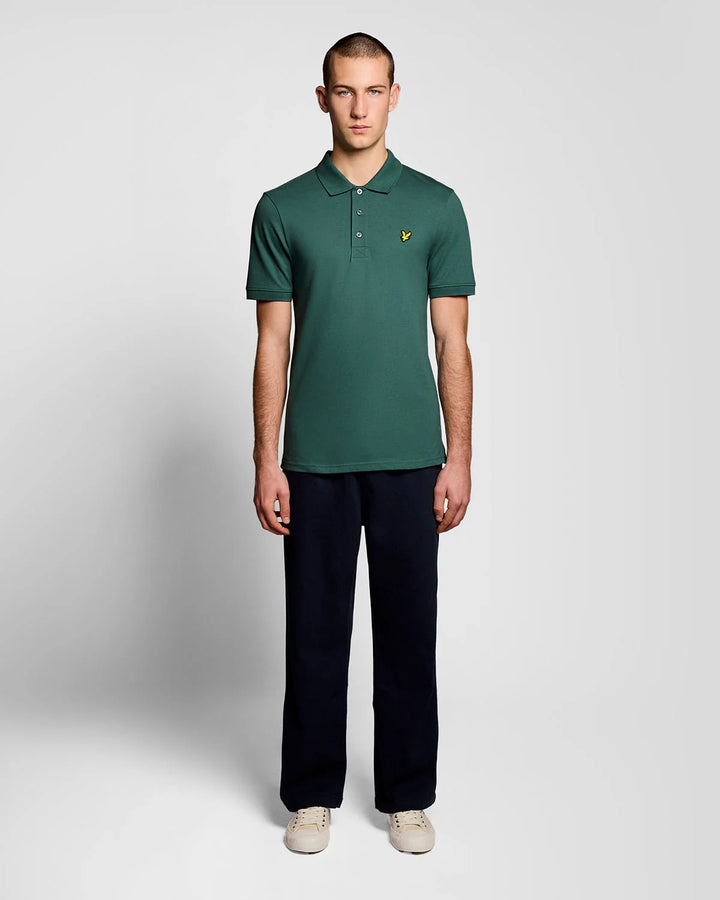 Lyle & Scott Cotton Polo Shirt Everglade